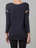 cut-out detail T-shirt