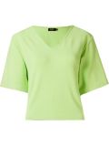 v-neck knit blouse
