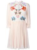 mini Aura lace sleeved dress