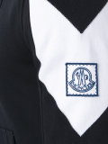 logo plaque zipped hoodie