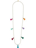 pearl bead tassel necklace