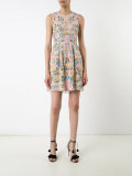 floral pleated dress