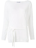 'Elise' lightweight tie sweater