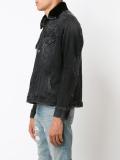 'Hopper' shearling denim jacket