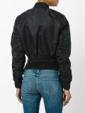 cropped bomber jacket