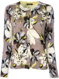 floral embellished cardigan