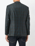 tartan pattern blazer