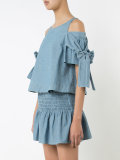 cold-shoulder blouse