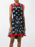 floral print flared dress