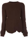 scalloped jumper
