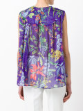 printed silk tank