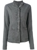 distressed shirt jacket