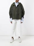 cropped wide leg trousers