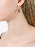 'Scarab' tsavorite and diamond earring