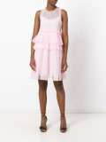 peplum layered dress