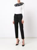 embellished neck jumper