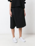 midi A-line skirt