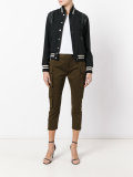 skinny cropped cargo pants