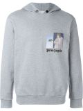 logo print hoodie