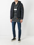 hooded padded jacket