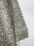 logo print textured dress