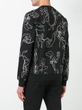 floral embroidery sweatshirt