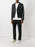 scale textured biker jacket