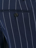 striped two-button suit