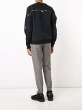zipped sleeves sweatshirt