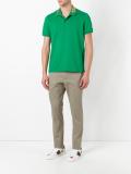 tiger embroidered polo shirt