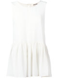 gathered shift blouse