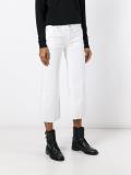 raw edge cropped jeans