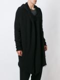 long hooded cardigan