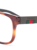Web trim rectangle glasses