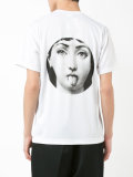 face print T-shirt