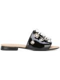 embellished flat sandals
