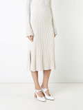 knitted pleated skirt 