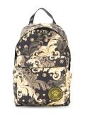 Medusa patch printed backpack