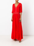lace insert dress