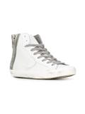 side zip hi-top sneakers