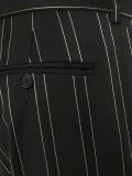 pinstriped trousers