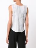 'Kasuri' striped tank top