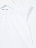 ruffled sleeve T-shirt