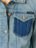 raw hem denim jacket