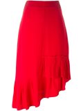 asymmetrical ruffle skirt