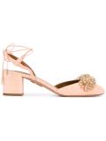 crystal embellished pumps