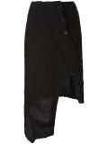 buttoned skirt