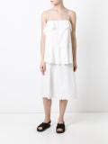 scalloped tiered dress