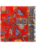 floral print scarf