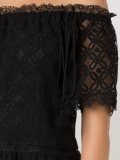 tulle embroidered top